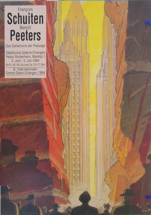 Schuiten, Ausstellungsplakat Erlangen 1994