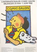 offizielles Plakat, Comic Salon Erlangen 1986